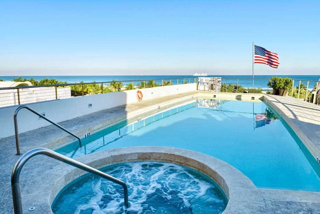 Rooftop Pool at Bentley Hotel South Beach