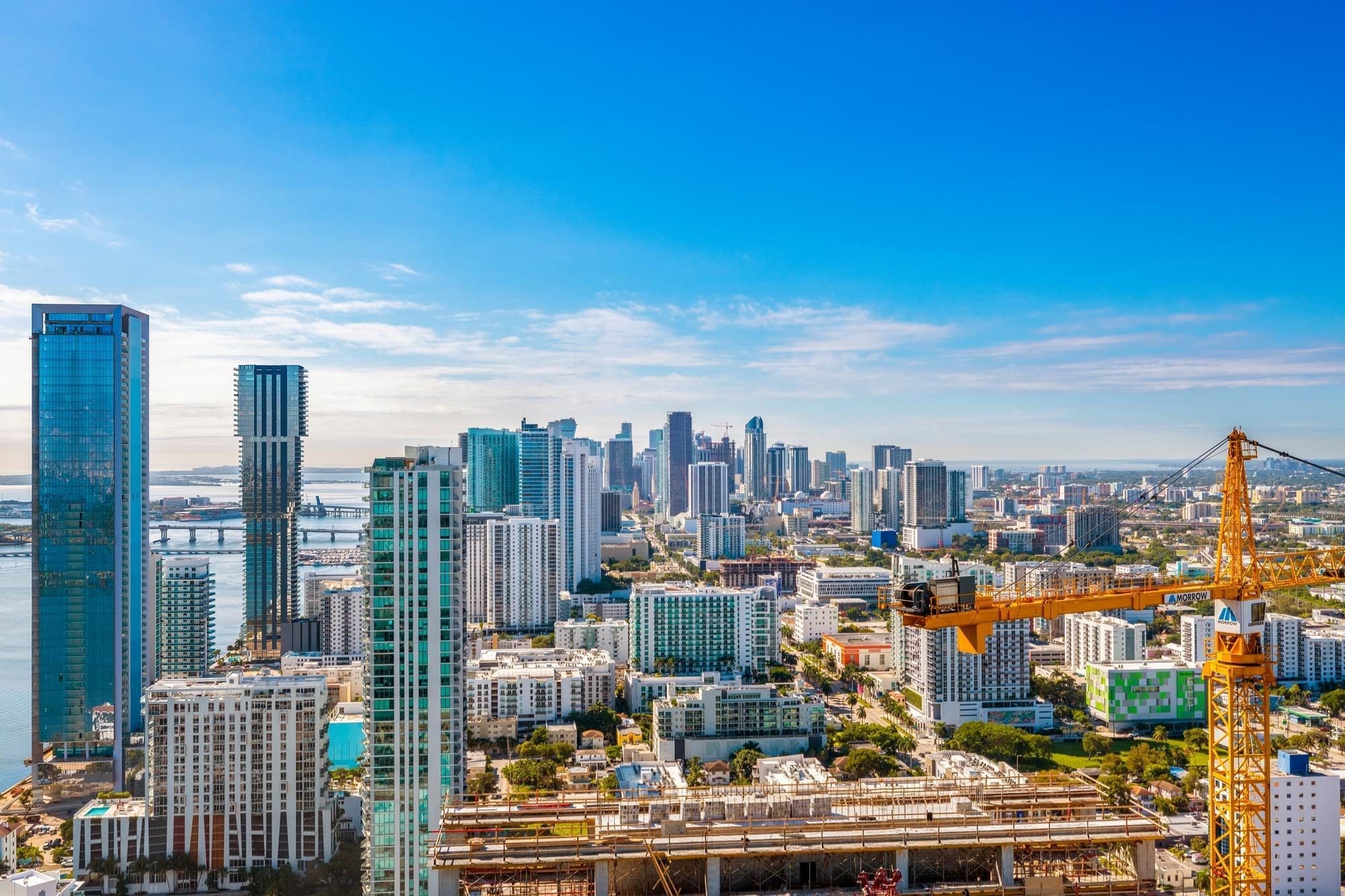 Miami Downtown Aerial View