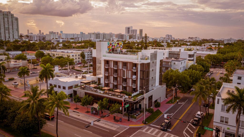 Aerial View of the Urbanica Fifth Hotel