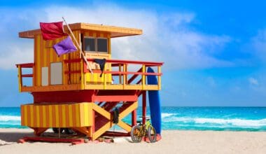 Miami beach lifeguard tower