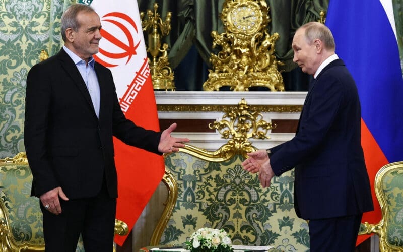 Iranian President Masoud Pezeshkian visits Russia