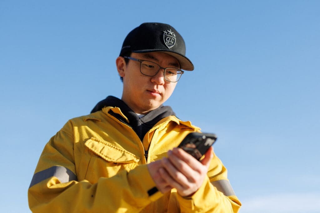 Alex Choi, who documented the Palisades Fire for social media