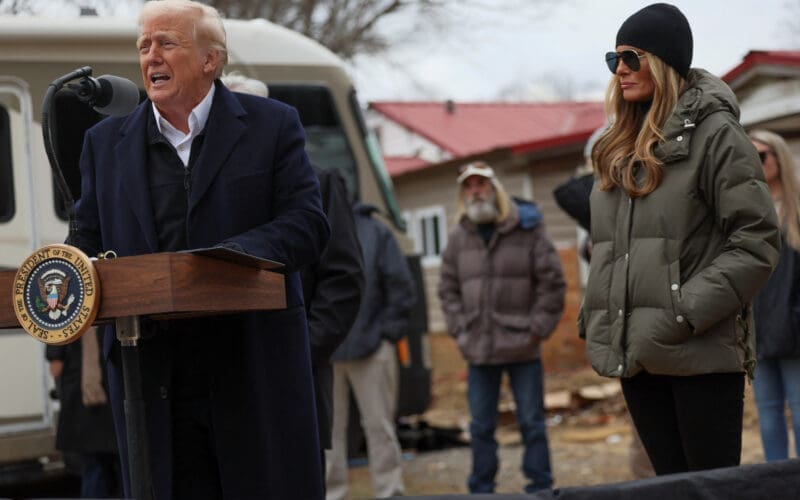 U.S. President Trump surveys recovery efforts in North Carolina