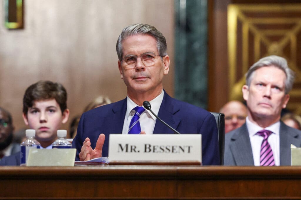 Senate Committee on Finance confirmation hearing on Scott Bessent's nomination to be secretary of treasury, on Capitol Hill in Washington