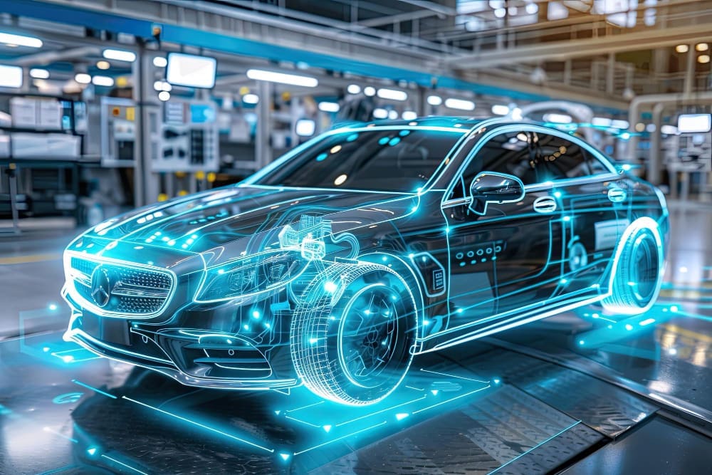 Advancements in automotive assembly lines in car manufacturing facilities