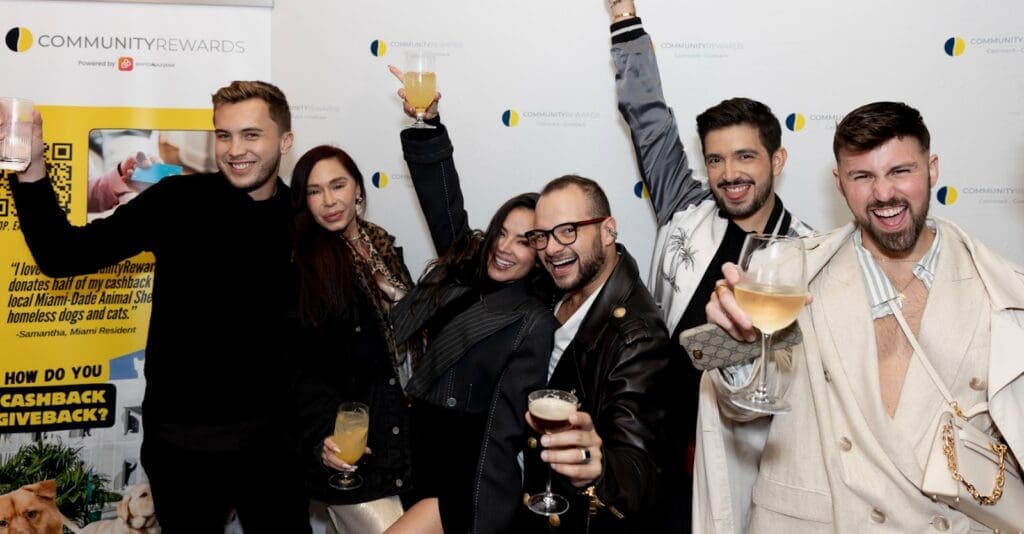 Latin Miami fashionistas and fashion influencers celebrate the launch of CommunityRewards™ in Miami!