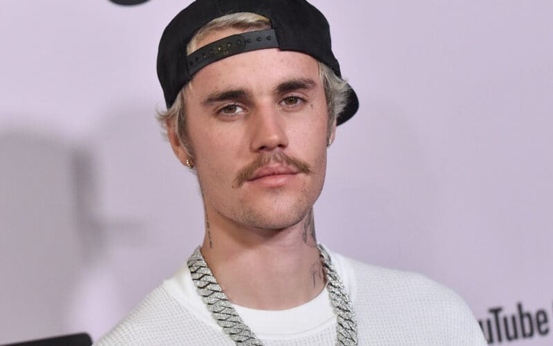 Justin Bieber arrives for the Premiere Of YouTube Originals' Justin Bieber Seasons on January 27, 2020 in Westwood, CA