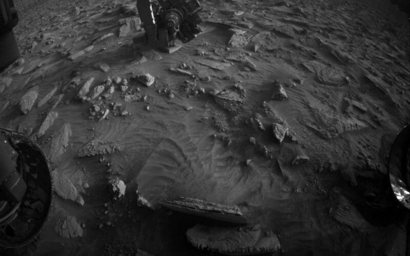 NASA’s Mars rover Curiosity acquired this image showing its Alpha Particle X-Ray Spectrometer (APXS)