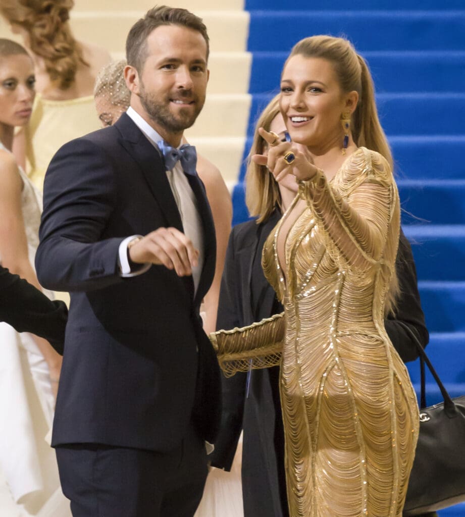 Ryan Reynolds and Blake Lively attend the 'Rei Kawakubo/Comme des Garcons: Art Of The In-Between' Costume Institute Gala at Metropolitan Museum of Art
