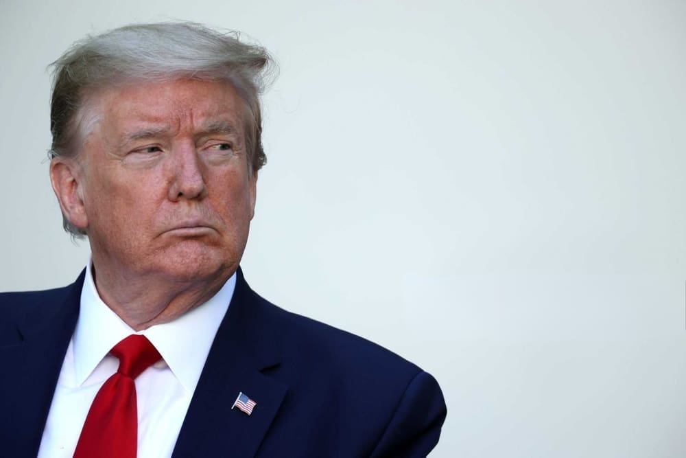 Donald Trump addresses a National Day of Prayer event in the Rose Garden of the White House May 07, 2020 in Washington, DC. Photo credit: Shutterstock.com / Chip Somodevilla.