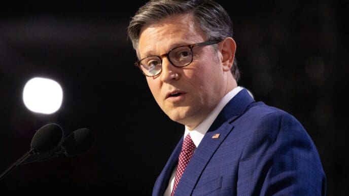 Mike Johnson at the Republican National Convention