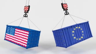 3D Visualization of EU-US Import Tariffs