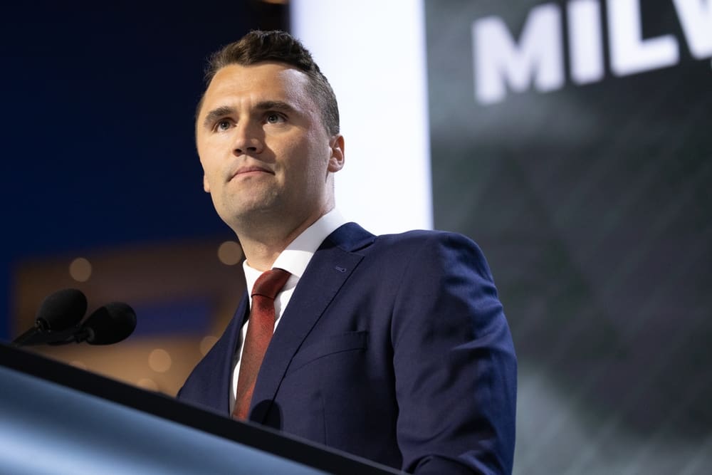 Milwaukee, Wisconsin - July 15, 2024. Turning Point USA CEO Charlie Kirk at the Republican National Convention. By Shutterstock.com - Maxim Elramsisy