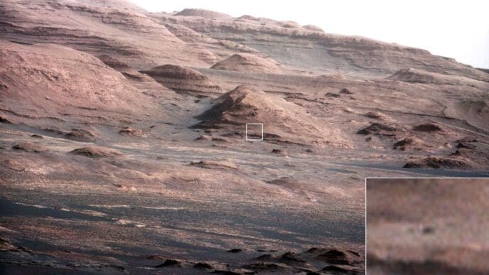 Mt. Sharp on Mars