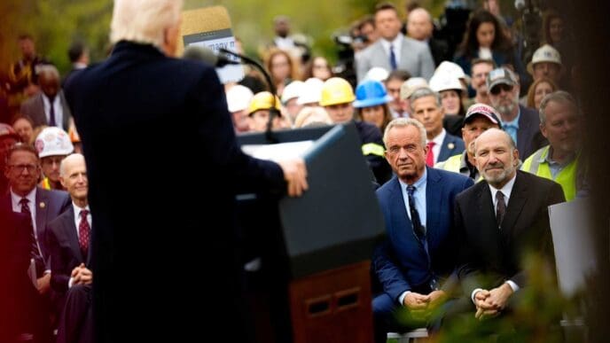 President Trump speaks during a Make America Wealthy Again trade announcement event in the Rose Garden at the White House on April 2, 2025. By Shutterstock - Andrew Harnik