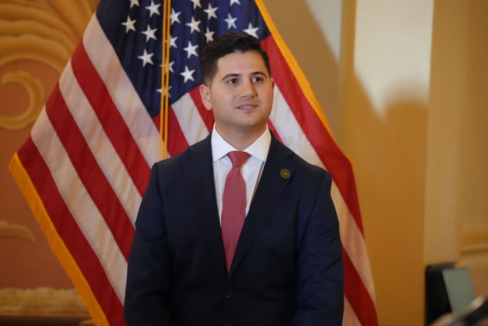 Republican California State Assemblymember Bill Essayli, of Riverside. By Shutterstock.com - Phil Pasquini