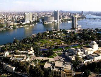 The Nile River as it passes through Cairo