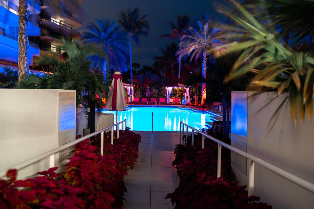 Te pool at Faena Hotel in Miami Beach