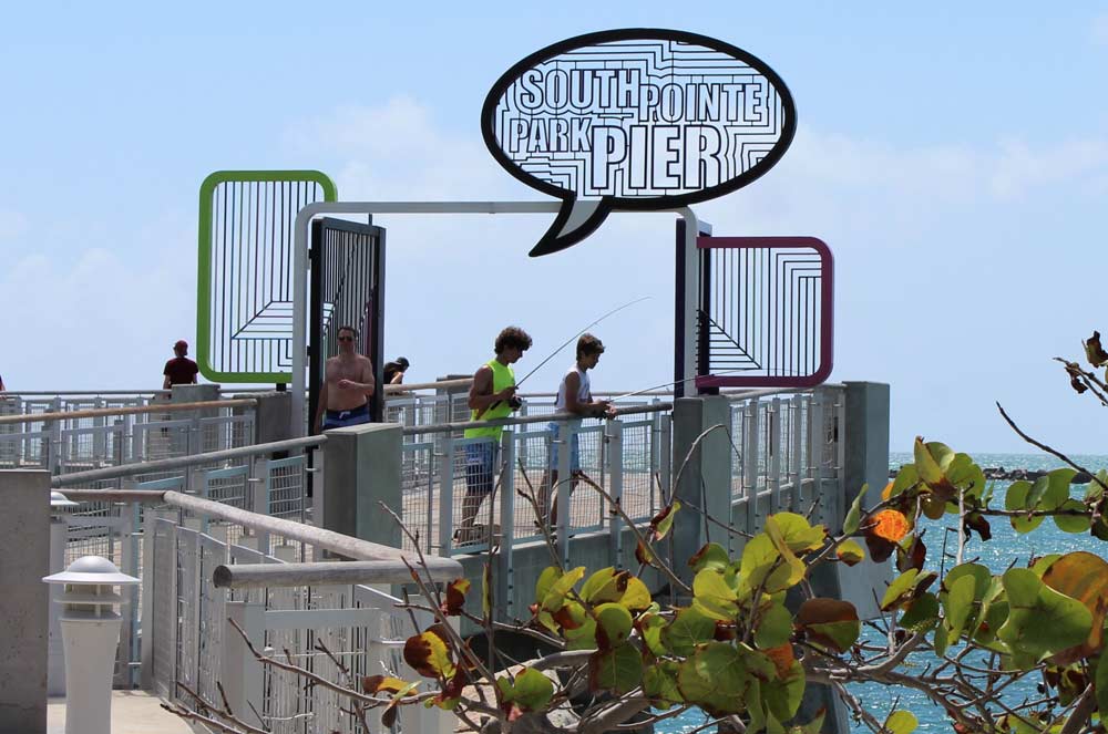 Fishing at South Pointe Park Pier