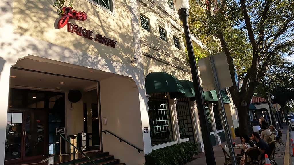 Joe's Stone Crab in South Beach