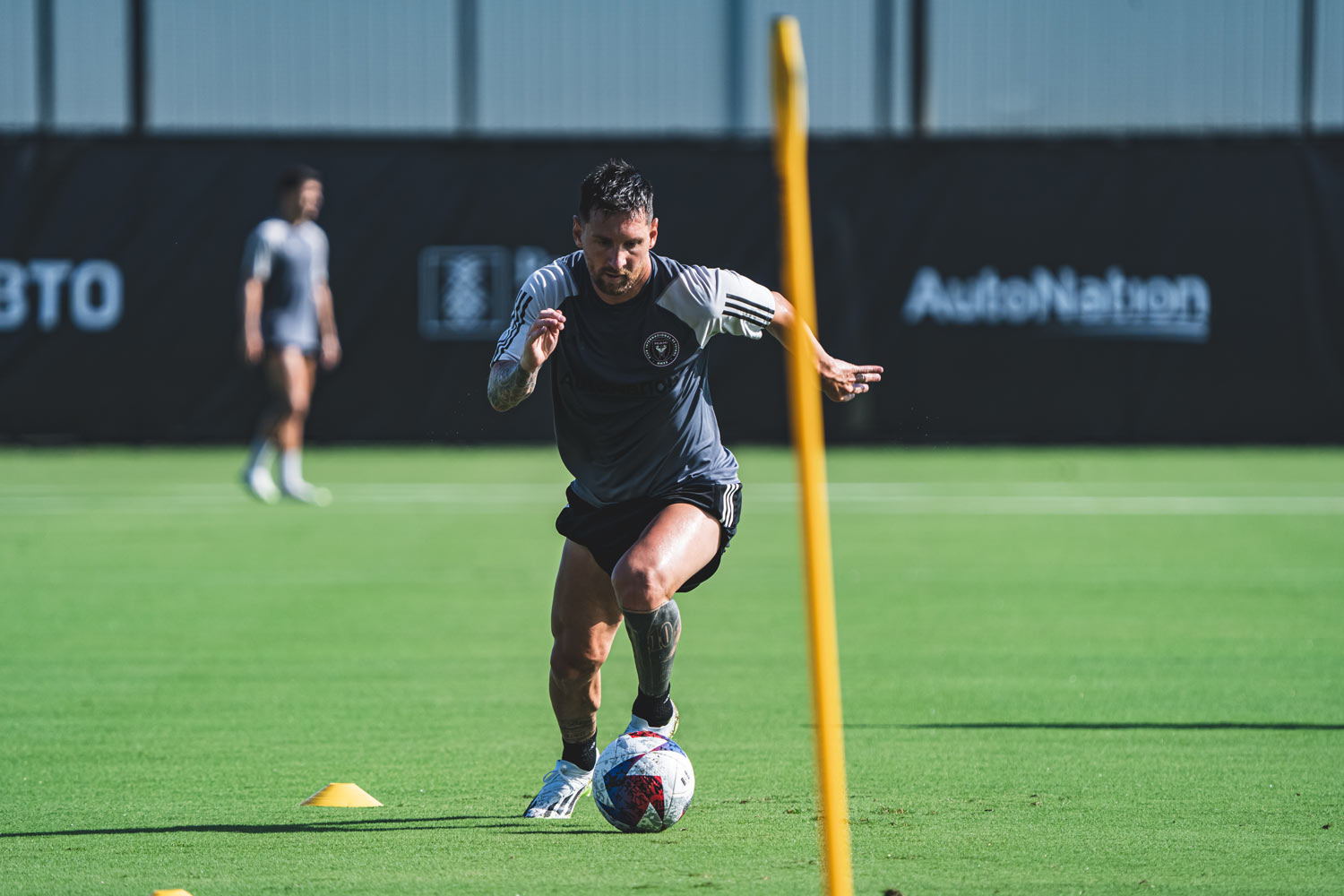 Lionel Messi First Training Session