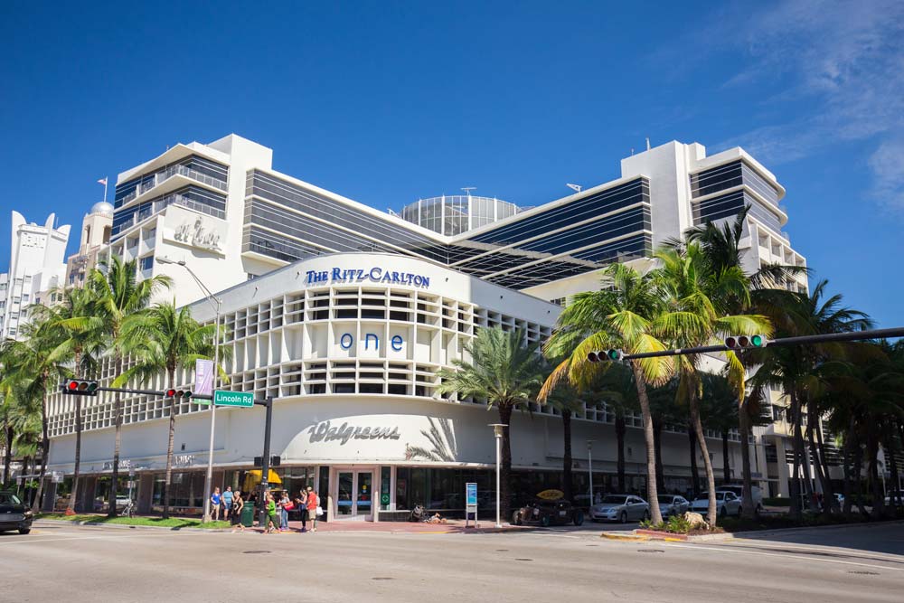 Ritz-Carlton Hotel in Art Deco architectural district