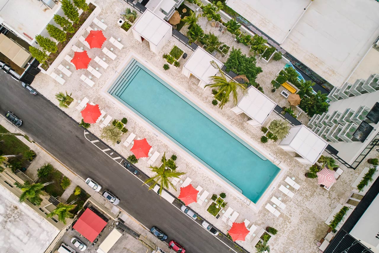Rooftop pool at Arlo Wynwood