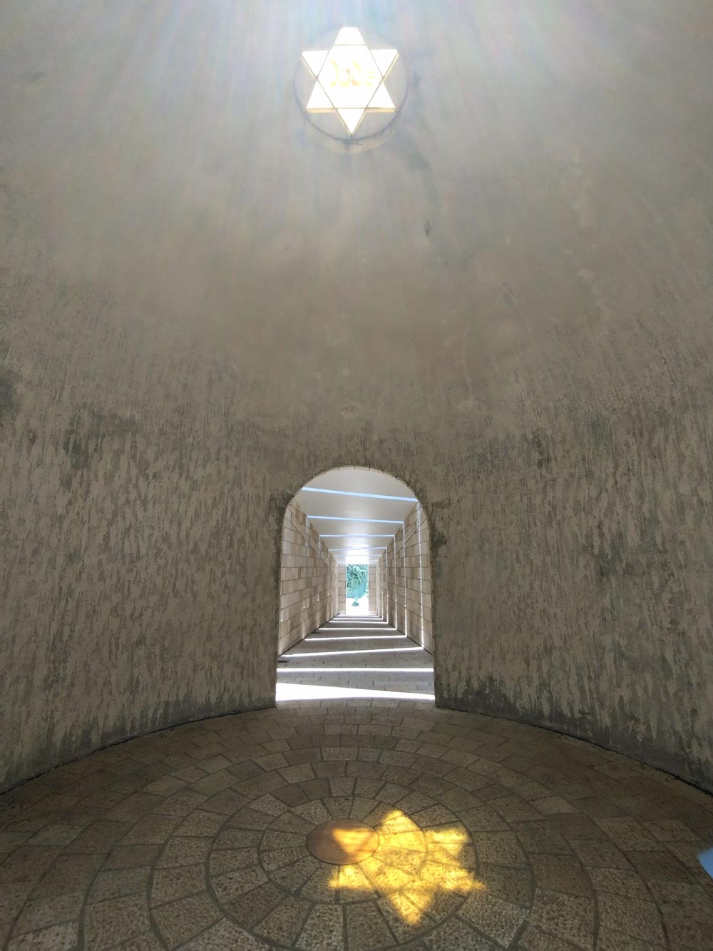 The Star of David as monument at the Holocaust Memorial