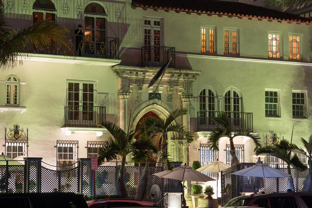 Versace mansion in Ocean Drive, Miami Beach